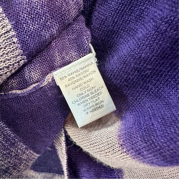 Loft - Sheer Striped Long Sleeve Top - Picture 5 of 12